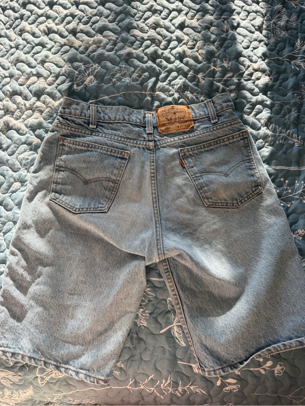 Levi's Light Blue Denim Jean Shorts - Classic 5-Pocket